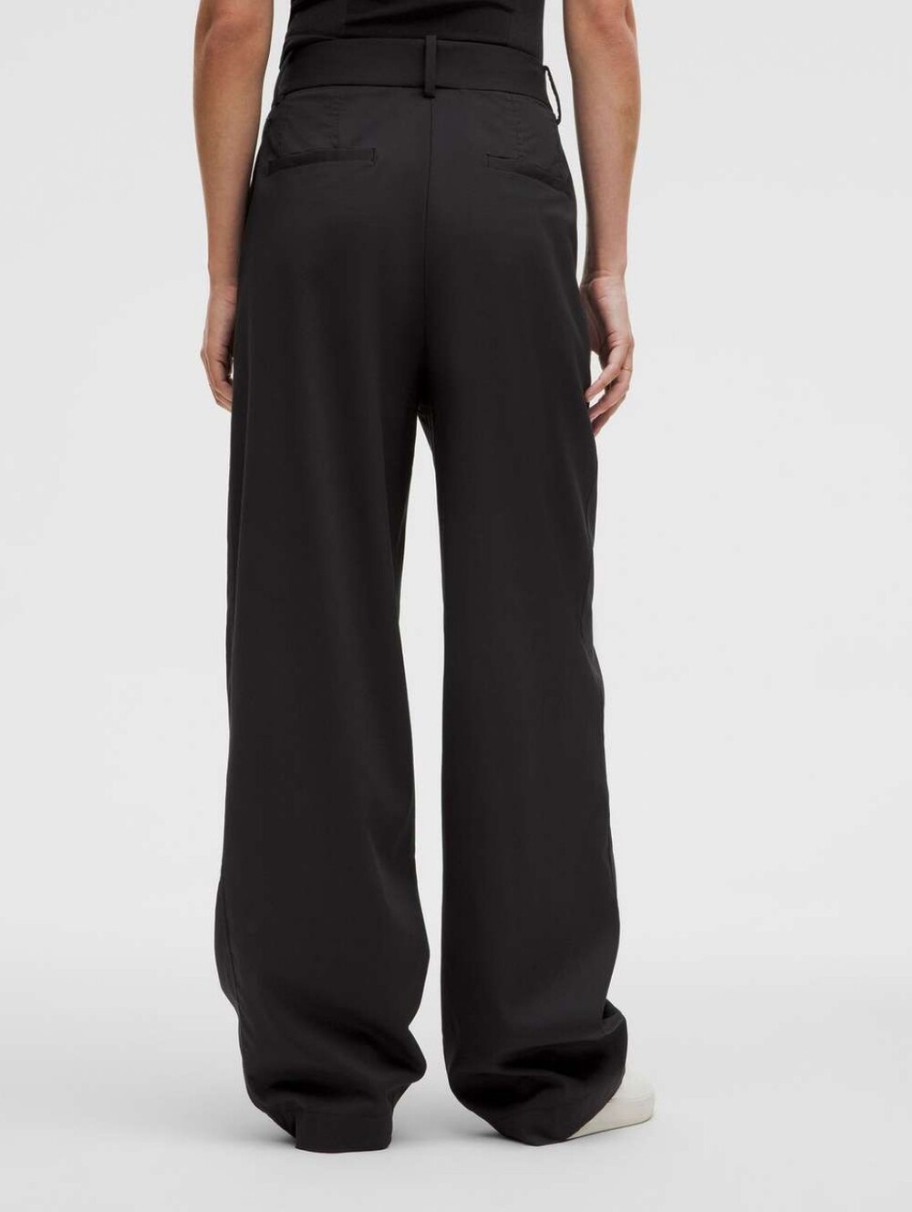 Lululemon Pleat-Front High-Rise Trouser *Regular Size 8 Black Pockets Fly Front - Picture 3 of 16